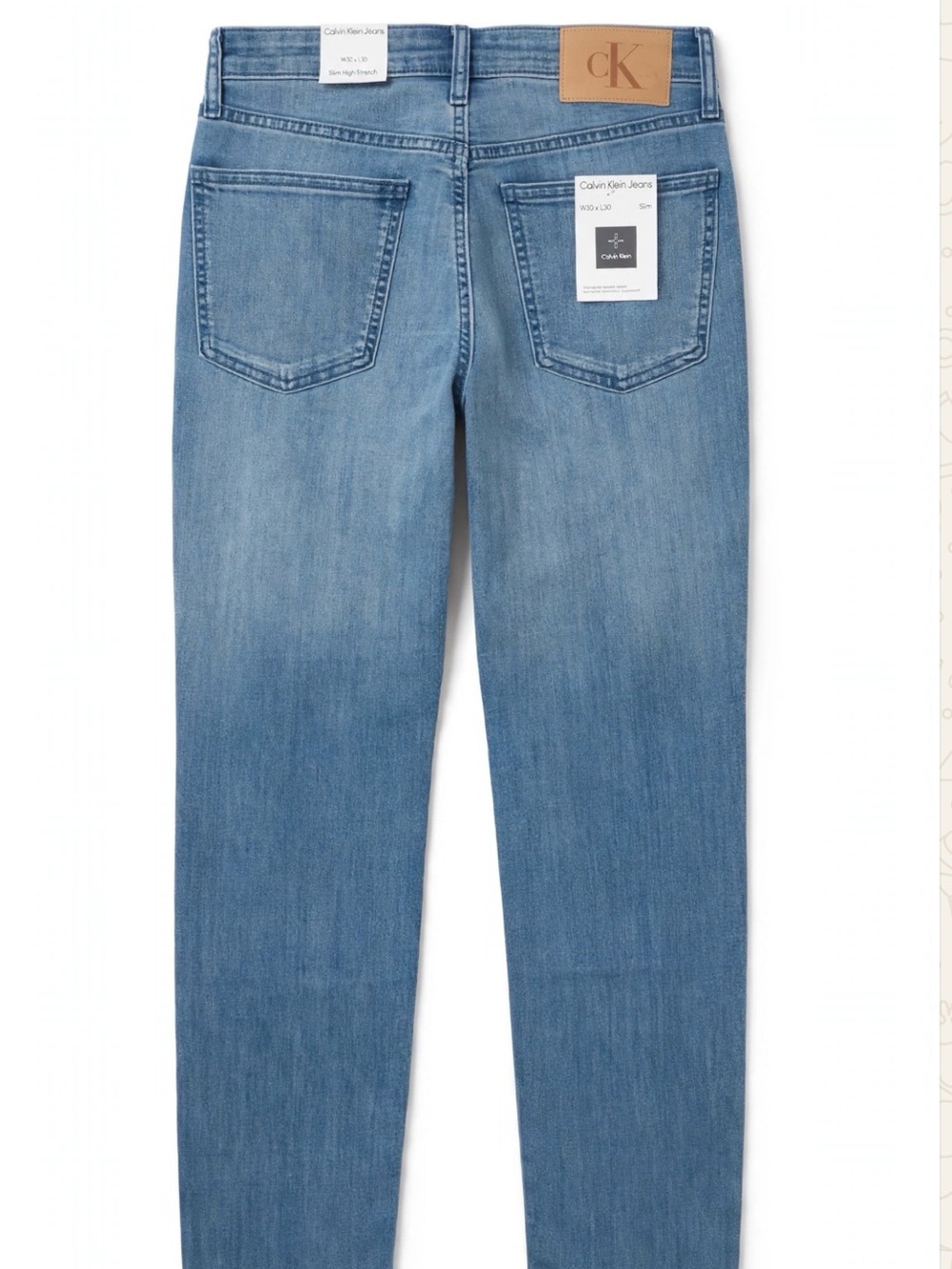 Calvin Klein Jeans Men’s Light Wash Skinny Denim